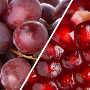 grapes and pomegranate