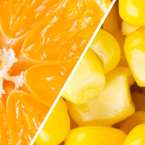 orange and corn