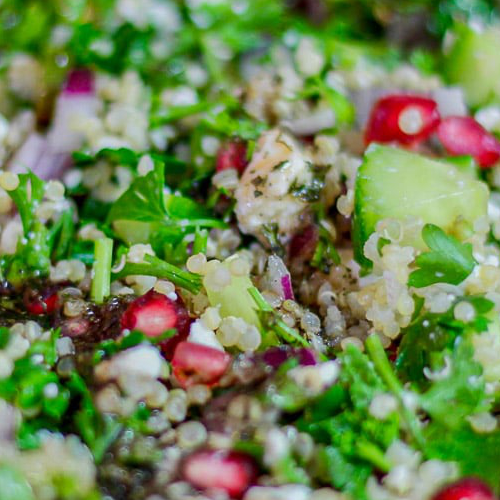 Pomegranate Quinoa Salad
