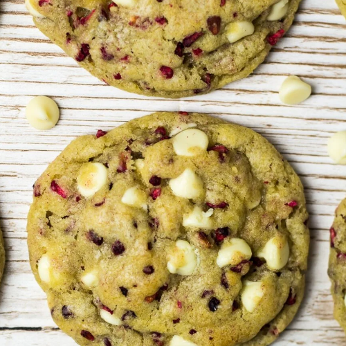 White Chocolate Raspberry Cookies