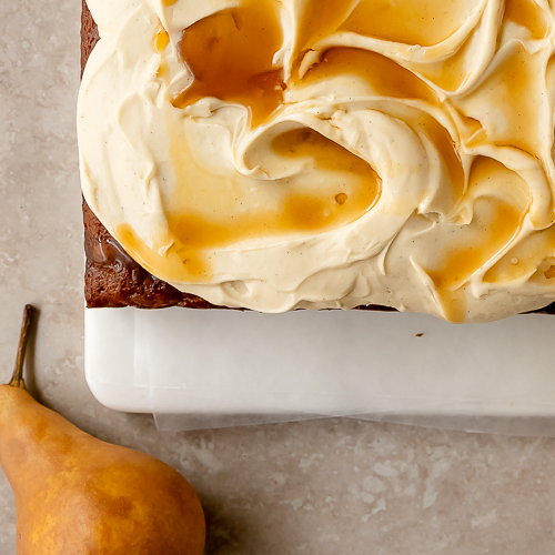 Spiced Maple Pear Cake